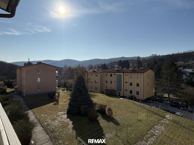 Ausblick vom Balkon