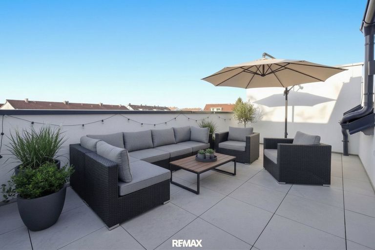 Terrasse gestaged