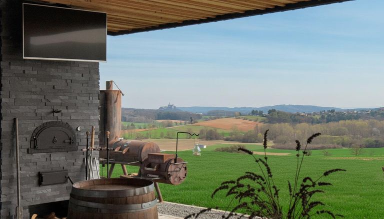 Ausblick Richtung Burg Güssing