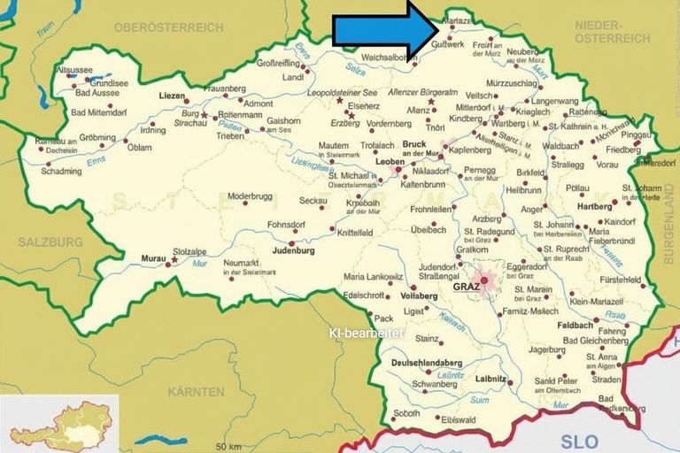 Lageplan Steiermark/Mariazell