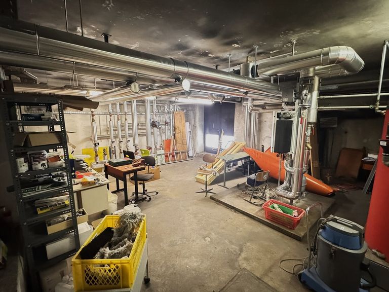 Heizraum - Fernwärmeanschluss