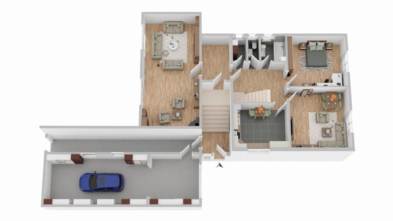41. Einfamilienhaus 2000 Stockerau - Grundriss