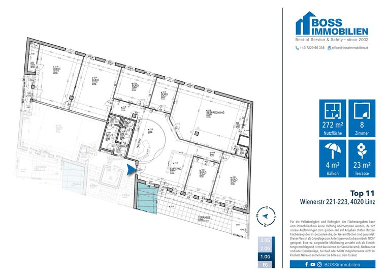 Grundriss Wienerstr 221-223, Top 11