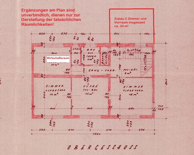 Grundriss OG mit Ergänzungen