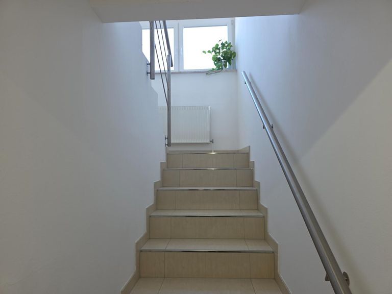 Aufgang ins Wohngeschoß