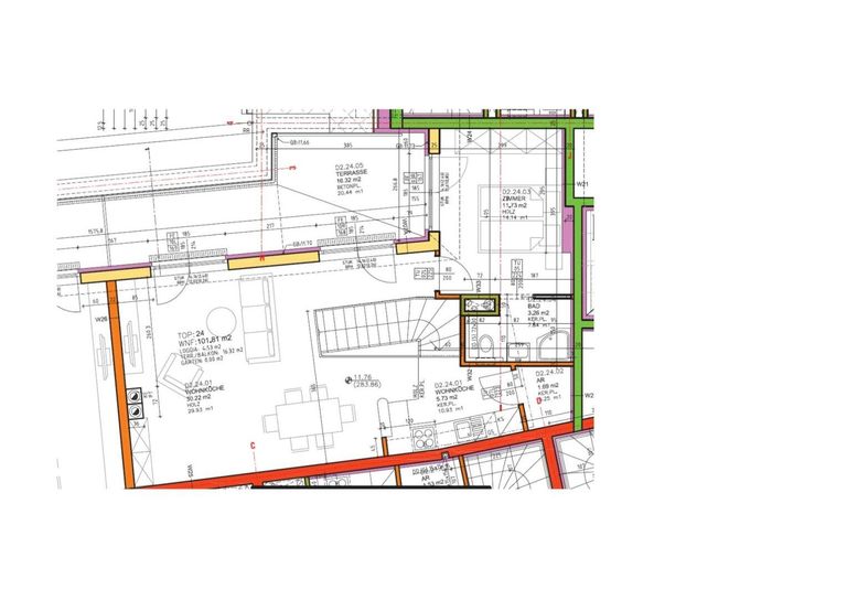 Grundrissskizze Ebene 2