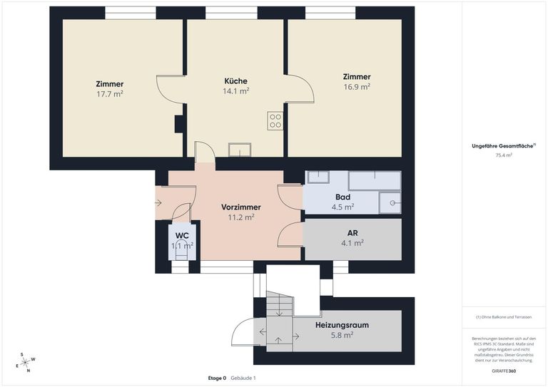 Plan Wohnhaus