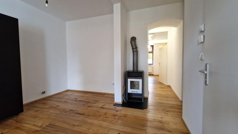 Schwedenofen mit Wohnzimmerecke