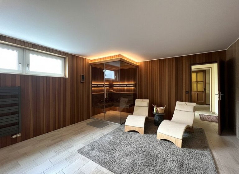 Saunabereich KI generiert