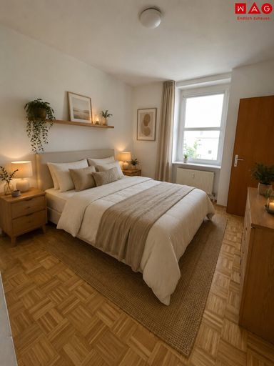 KI generiertes Schlafzimmer
