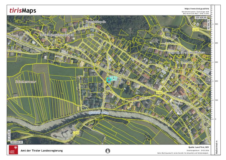 Lageplan aus der Ferne