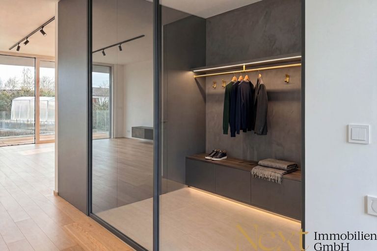 Garderobe/Abstellraum - KI-Visualisierung