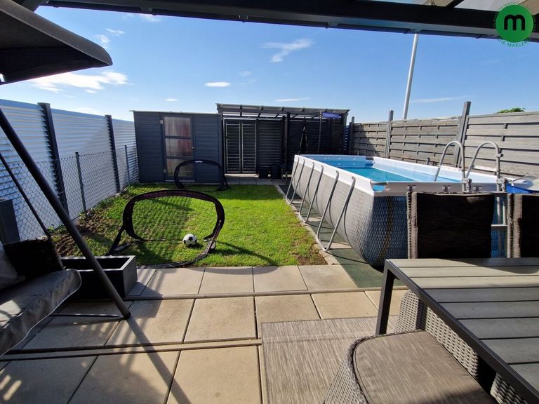 südlich ausgerichteter Garten