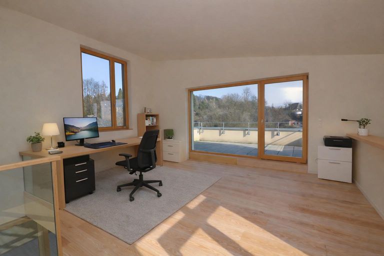 Arbeitszimmer (virtuell eingerichtet)