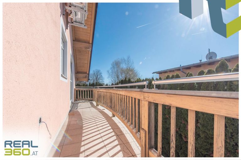 Balkon an der Südseite