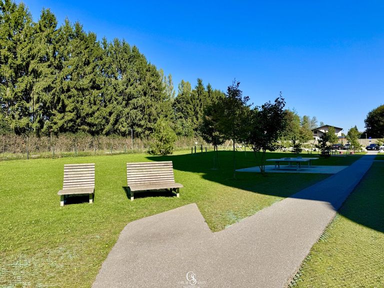 Parkanlage der Wohnanlage