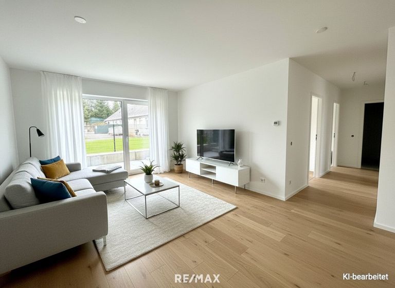 Wohn-Essküche KI-generiert, Homestaging