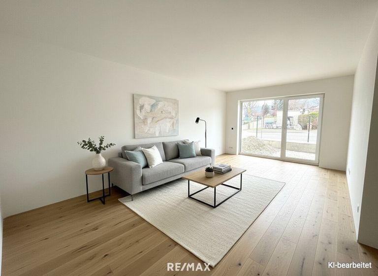 Wohnzimmer - virtuelles Homestaging