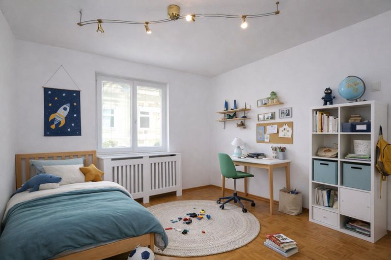 Kinderzimmer (virtuell eingerichtet)
