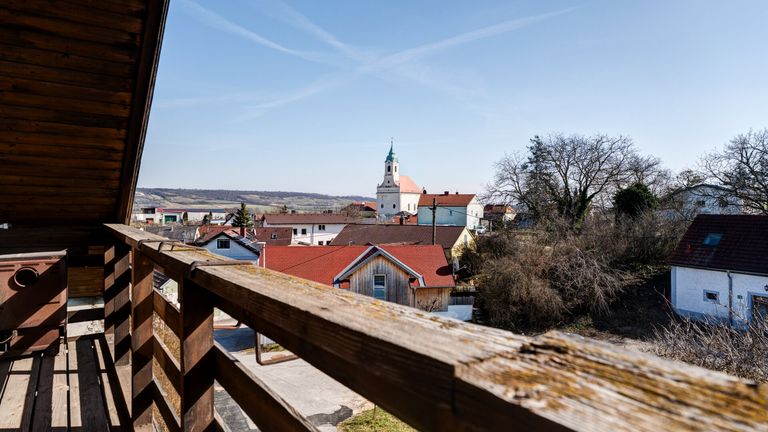 Blick vom Balkon Obergeschoss
