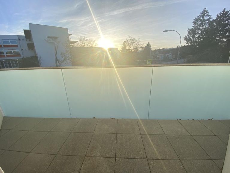 Loggia mit Abendsonne