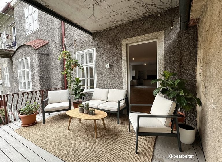 Balkon (mit KI-Ausstattung)
