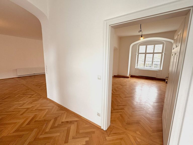 Blick ins Schlafzimmer