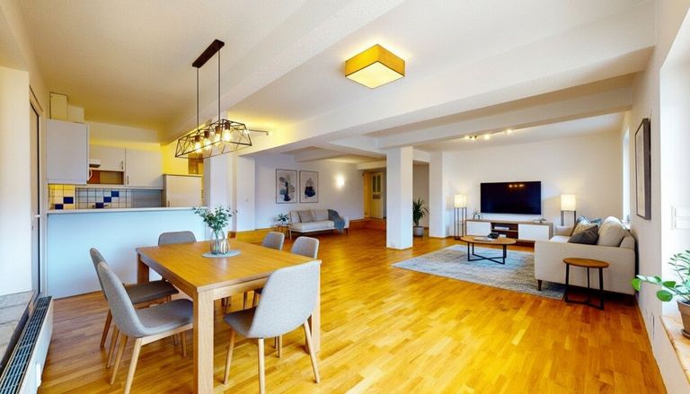 Ausstattungbeispiel Wohnen/Essen/Kochen