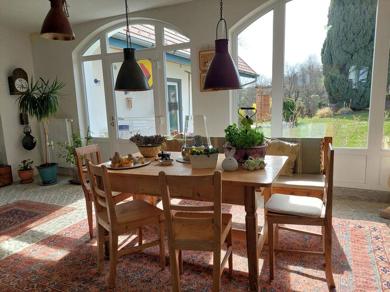 Wintergarten lädt zum Verweilen ein