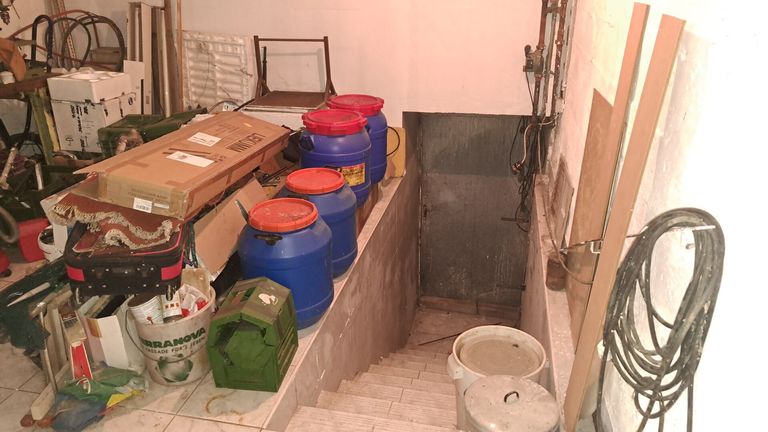 Abgang in den 2 Keller!