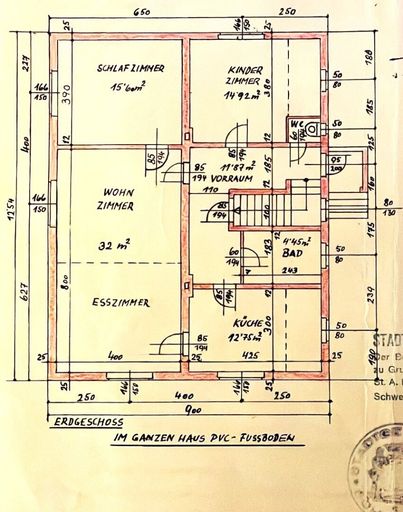 Bestandsplan 1961