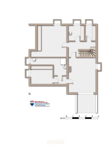 Grundriss Kellergeschoss möbliert