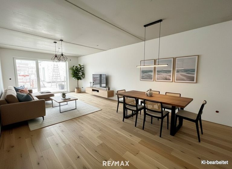 Wohn-Essküche KI-gerneriert