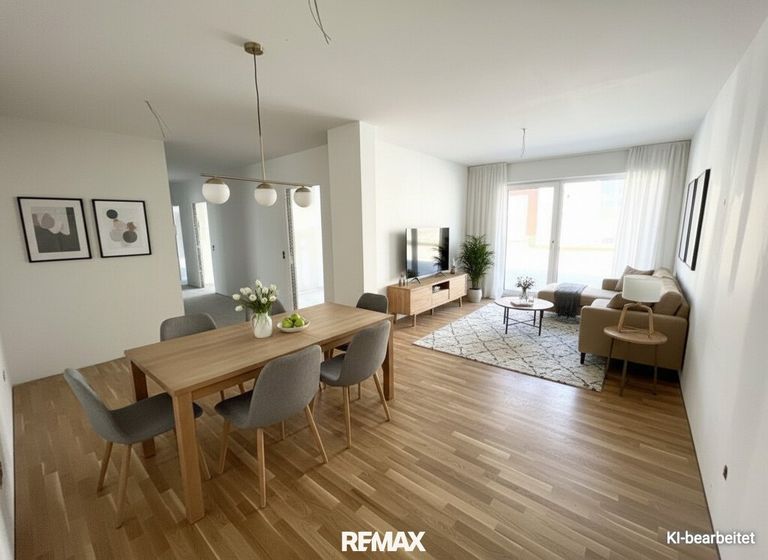 Wohn-Essküche Homestaging