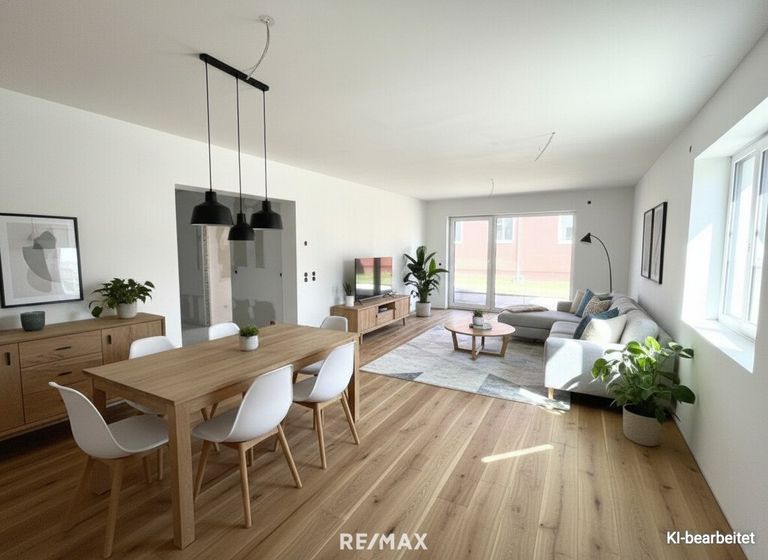 Wohn-Essküche Homestaging