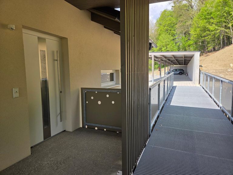 Eingang Musterwohnung