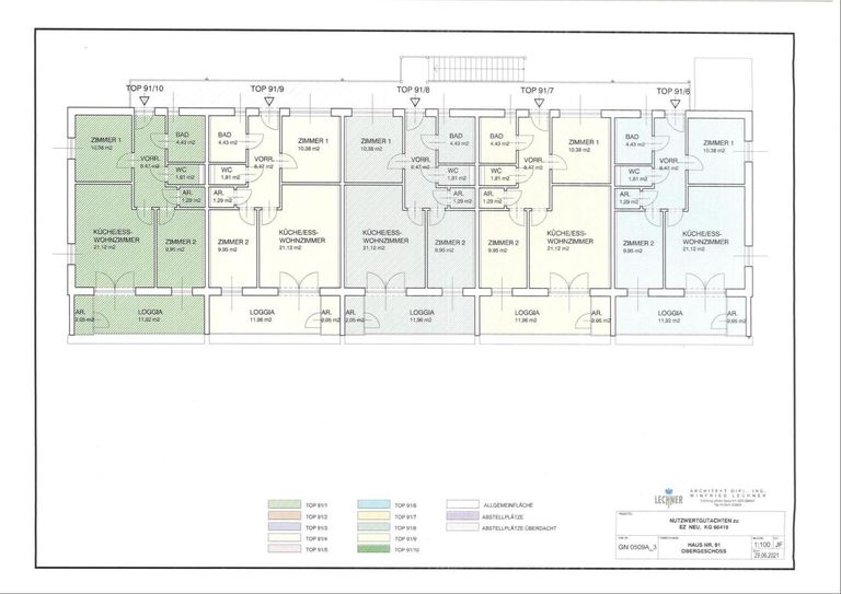 Grundriss Top 6 - 10