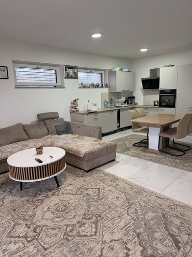 Küche und Wohnbereich