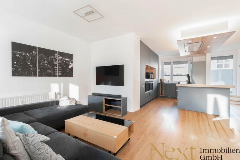 Wohn-, Kochbereich (KI generiert)