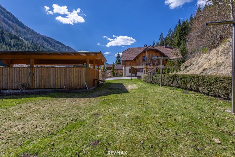 Blick vom hinteren Garten