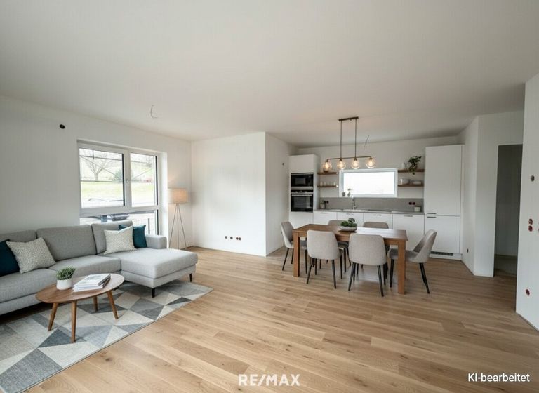 Wohn-Essküche Homestaging