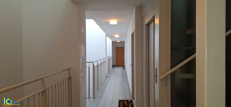 Gepflegtes Stiegenhaus mit Aufzug