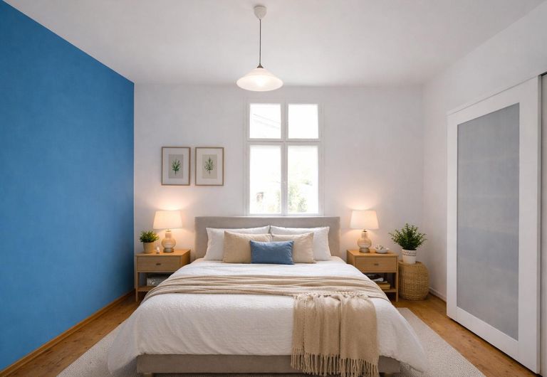 Schlafzimmer (virtuell eingerichtet)