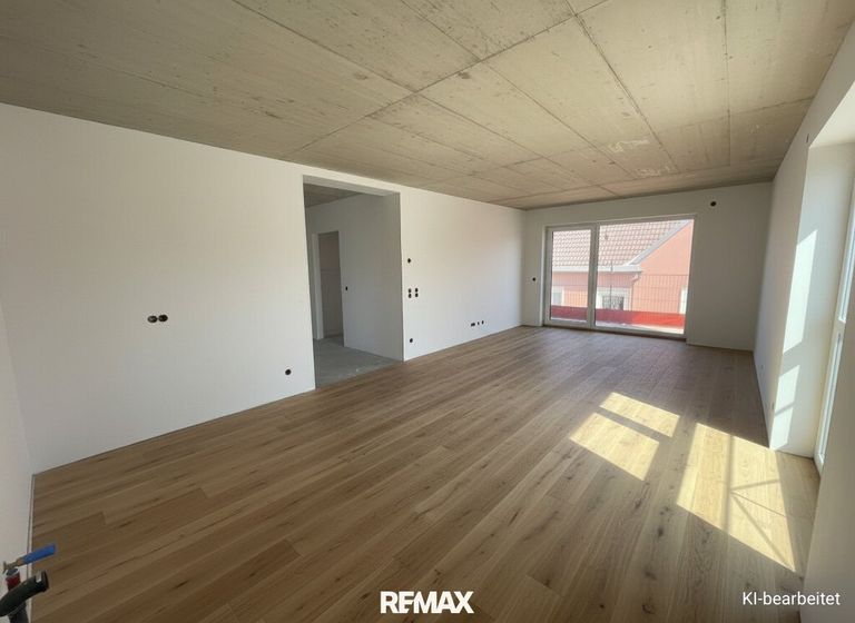 Wohn-Essküche KI-bearbeitet