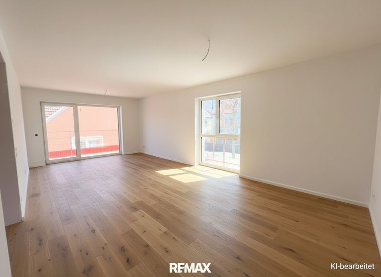 Wohn-Essküche KI-bearbeitet