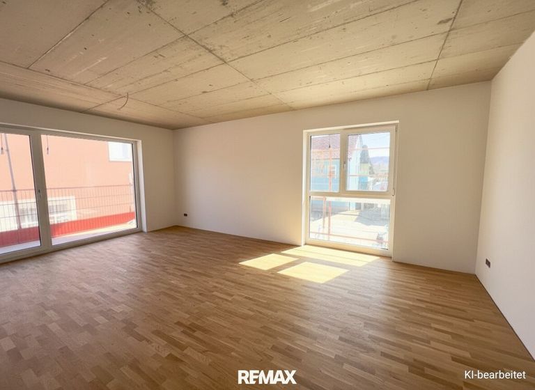 Wohn-Essküche KI-bearbeitet