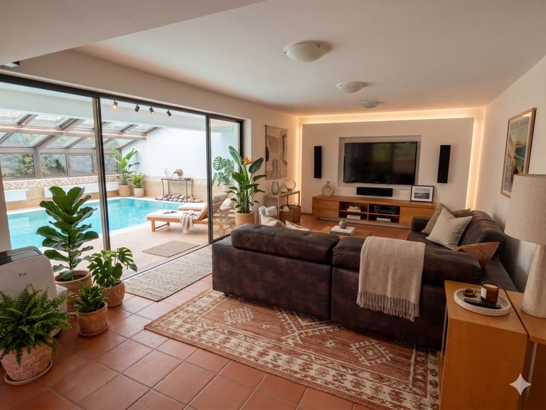 TV-, und Poolbereich