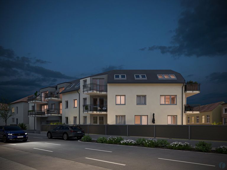 Projekt Visualisierung Außenansicht straßenseitig Jakob Schefzik Gasse