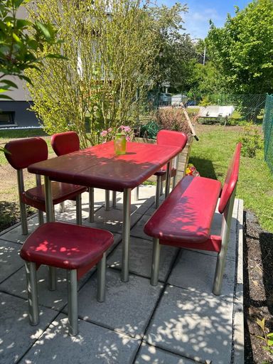 Sitzplatz im Vorgarten