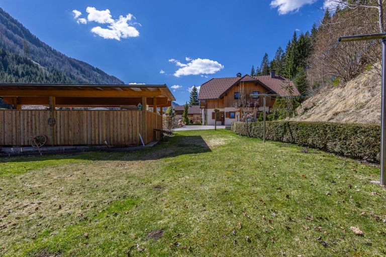 Blick vom hinteren Garten